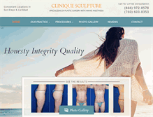 Tablet Screenshot of cliniquelipo.com